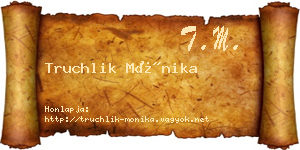 Truchlik Mónika névjegykártya