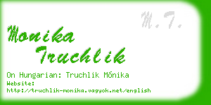 monika truchlik business card